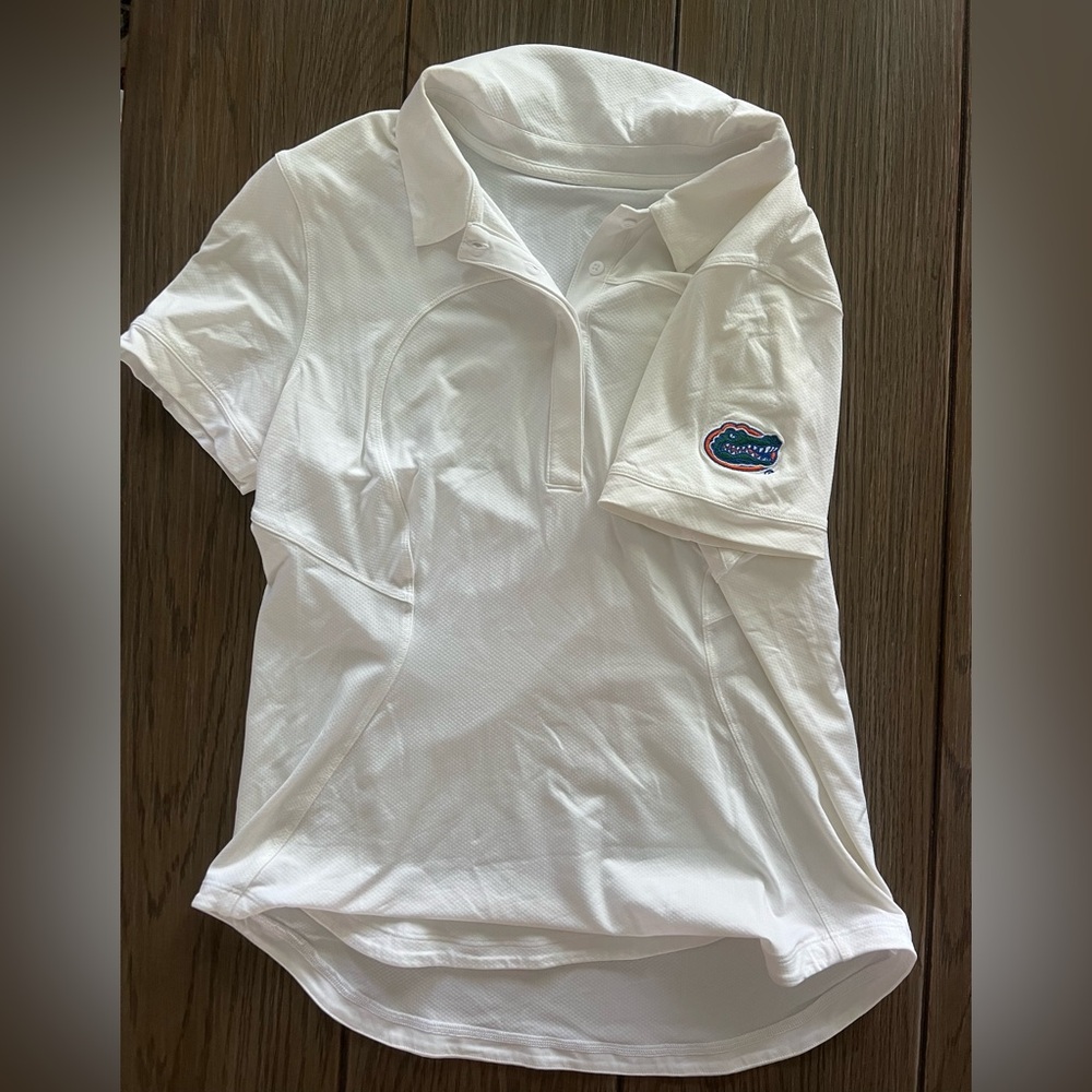 Lululemon Florida Gators Quick Drying Short Polo size small